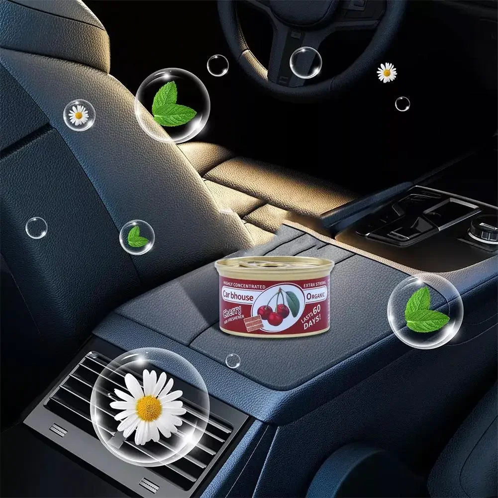 Car Air Freshener Wood Block with Coffee Scent for Odor Elimination and Long Lasting Fragrance
