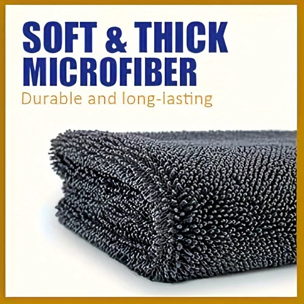 Extra Large Microfiber Car Drying Towel 24x35 Inch Ultra Absorbent Quick Dry Detailing Cloth