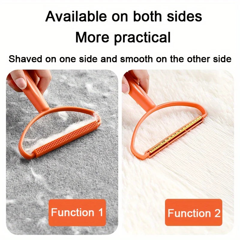 Double Sided Lint Remover Brush for Pet Hair Clothes Carpet and Fabric Reusable and Portable