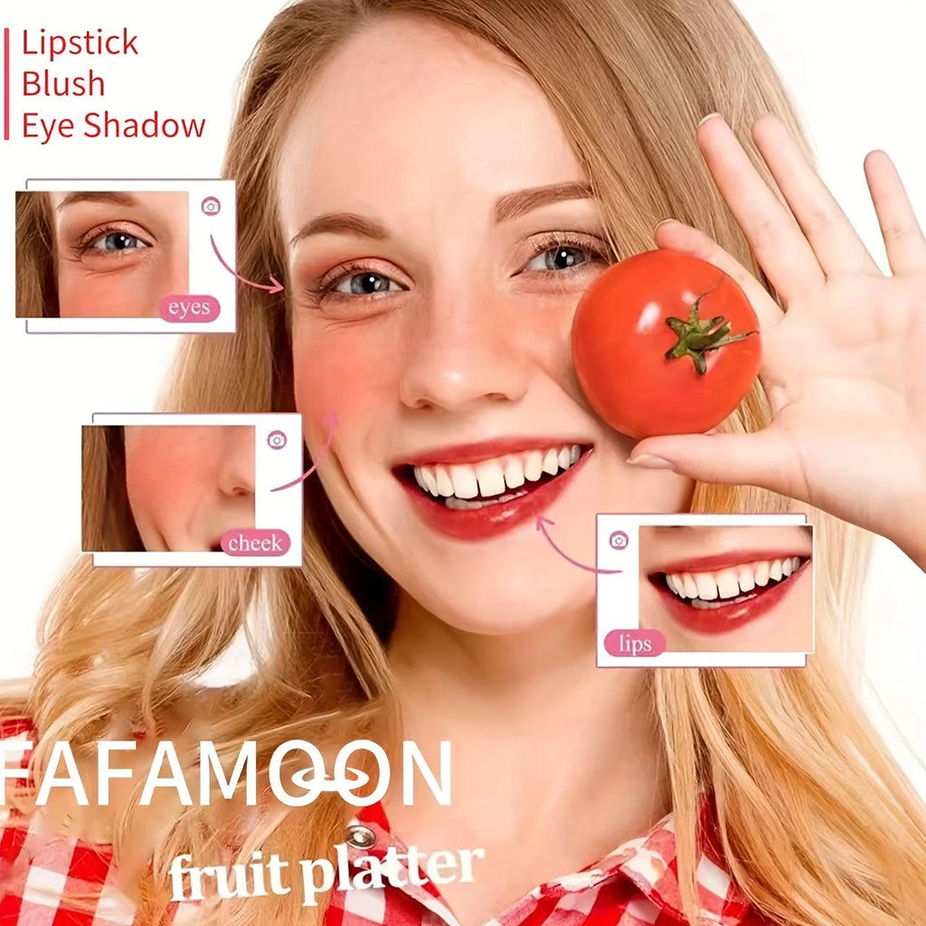 Fruity Lip Tint Waterproof Liquid Lipstick Set with High Pigment Long Lasting Non Stick Formula