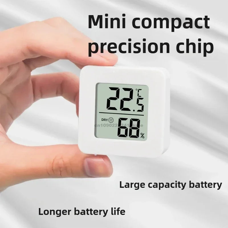 Digital Thermometer Hygrometer Indoor Temperature and Humidity Monitor with LCD Display for Home