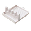 Kitchen Utensil Holder Spoon Rest and Spatula Rack Organizer Non Slip Food Grade Plastic
