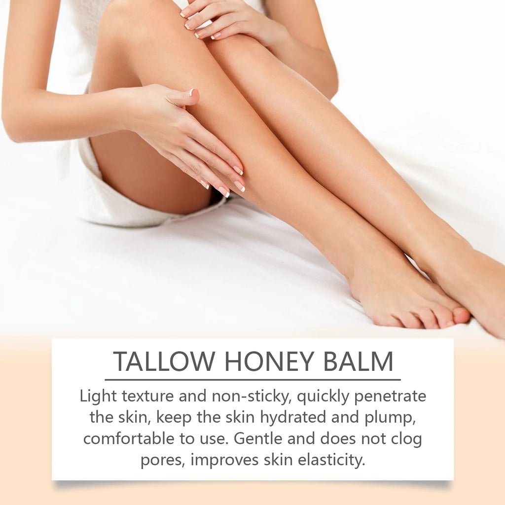 Tallow and Honey Glow Cream for Face and Body Brightening Firming and Deep Hydration
