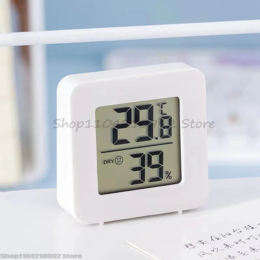 Digital Thermometer Hygrometer Indoor Temperature and Humidity Monitor with LCD Display for Home