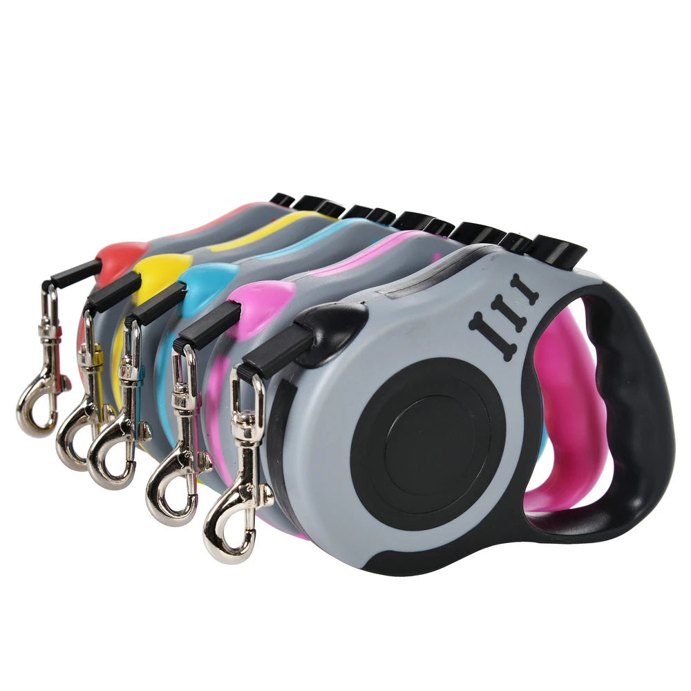 Retractable Dog Leash for Small Dogs and Cats Durable Nylon Lead for Walking Hiking and Travel