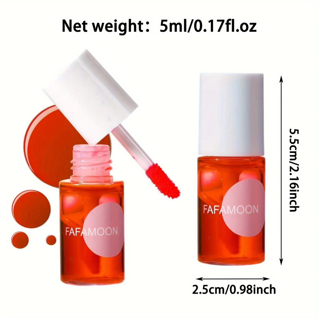 Fruity Lip Tint Waterproof Liquid Lipstick Set with High Pigment Long Lasting Non Stick Formula