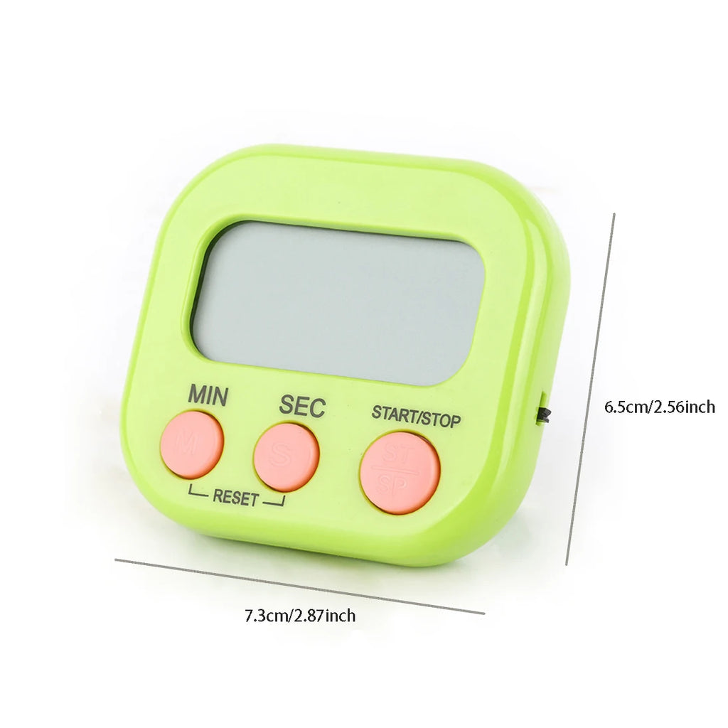 Digital Kitchen Timer 99 Minute Countdown with Magnetic Back Loud Alarm and Stand for Cooking