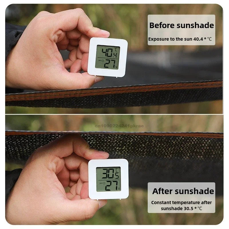 Digital Thermometer Hygrometer Indoor Temperature and Humidity Monitor with LCD Display for Home