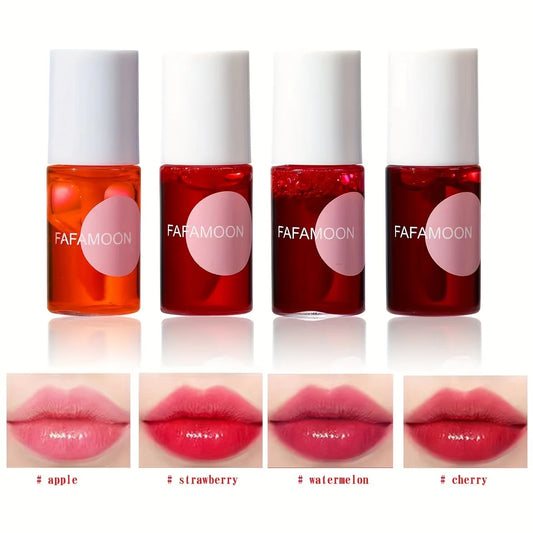 Fruity Lip Tint Waterproof Liquid Lipstick Set with High Pigment Long Lasting Non Stick Formula