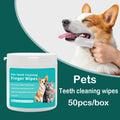 Disposable Pet Finger Toothbrush for Dogs and Cats Dental Cleaning Oral Hygiene Wipes