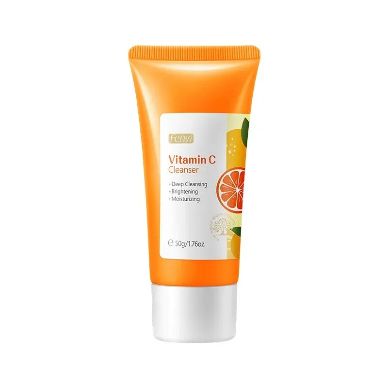 Vitamin C Facial Cleanser with Niacinamide for Deep Cleansing Brightening and Blackhead Removal