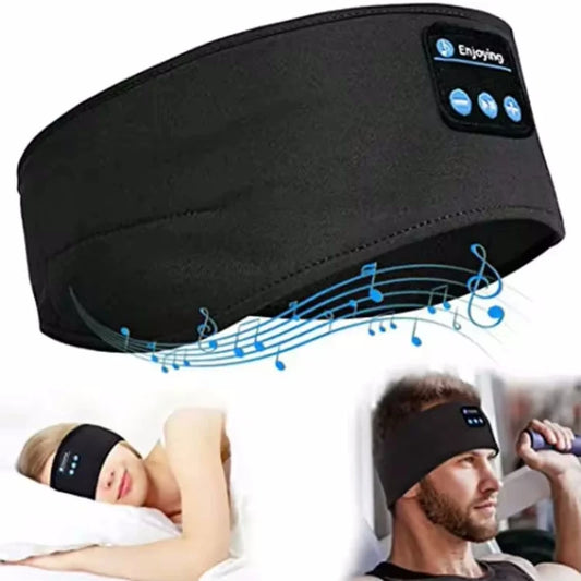 Bluetooth Sleep Mask Headphones Wireless Soft Headband Eye Mask for Side Sleepers and Travel