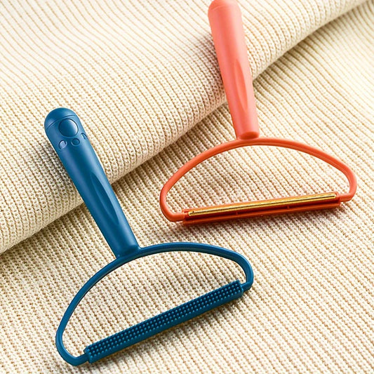 Double Sided Lint Remover Brush for Pet Hair Clothes Carpet and Fabric Reusable and Portable