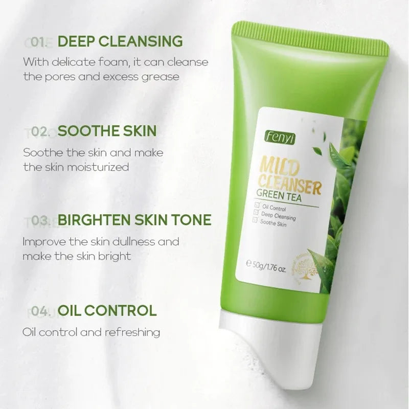 Vitamin C Facial Cleanser with Niacinamide for Deep Cleansing Brightening and Blackhead Removal