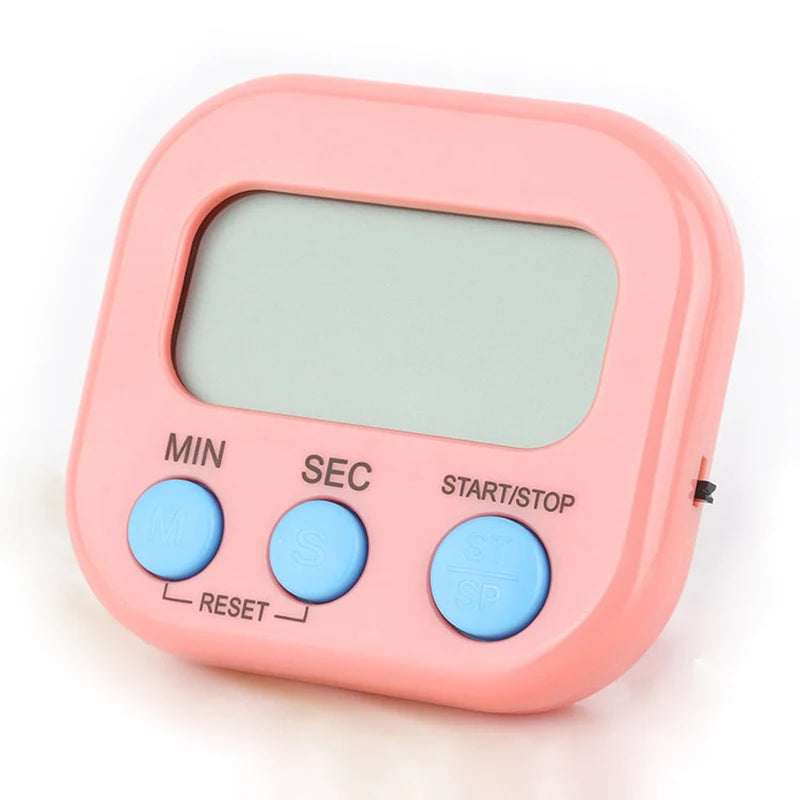 Digital Kitchen Timer 99 Minute Countdown with Magnetic Back Loud Alarm and Stand for Cooking
