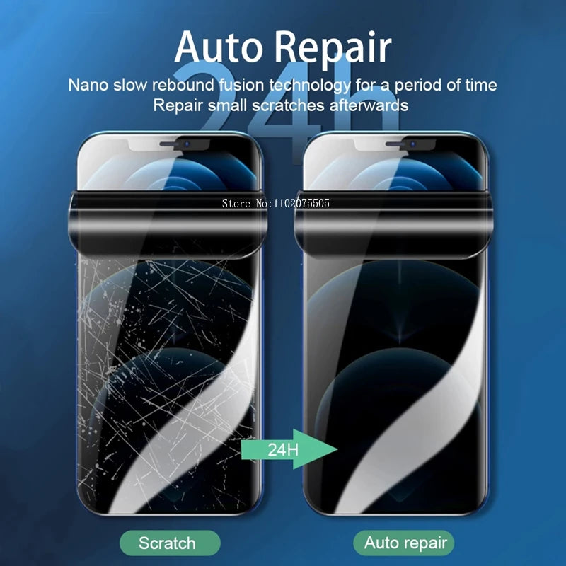 3 Pack Privacy Screen Protector for iPhone 15 14 13 12 11 Pro Max Anti Spy Hydrogel Film