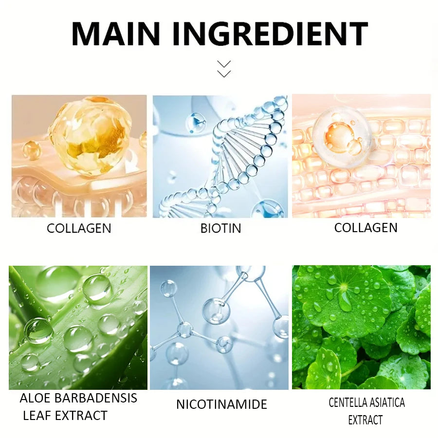 Collagen Peel Off Face Mask with Biotin and Kojic Acid for Deep Hydration and Skin Brightening